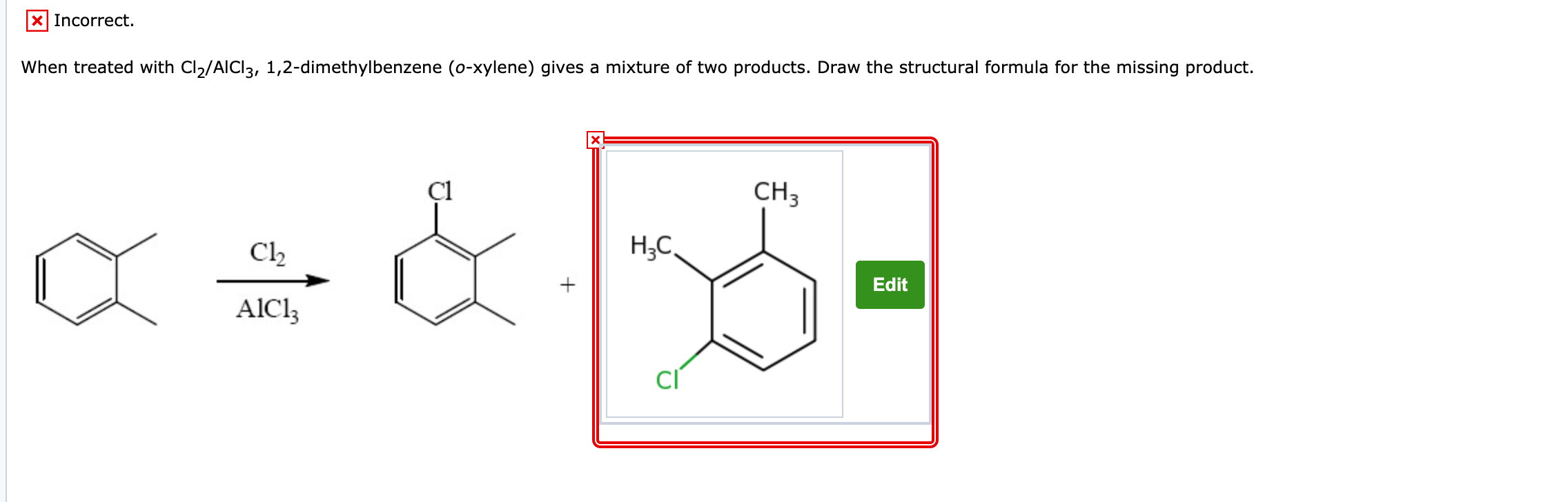 xylene structural formula