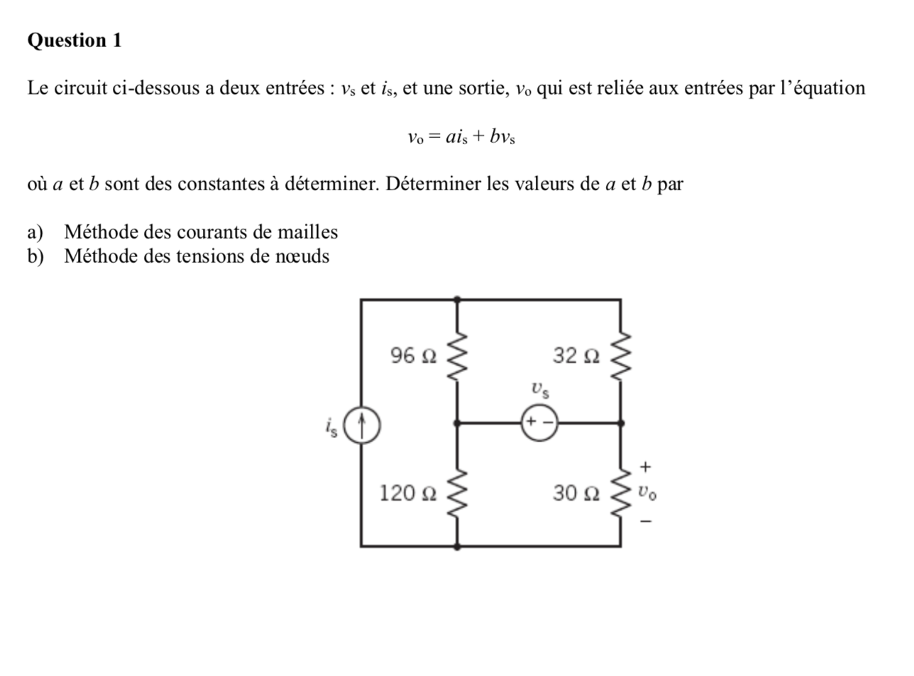 Solved The Circuit Below Has Two Inputs Vs And Is And A Chegg Com