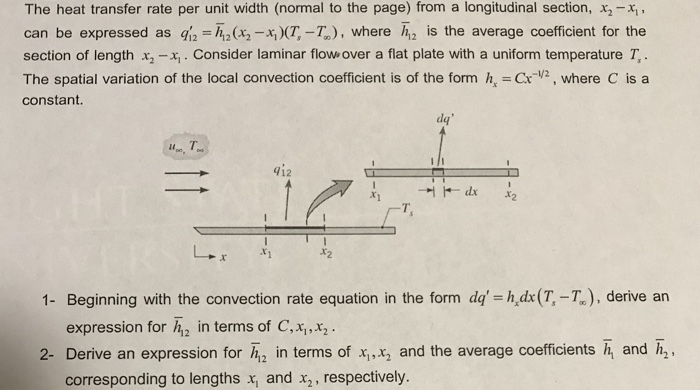 solved-the-heat-transfer-rate-per-unit-width-normal-to-the-chegg