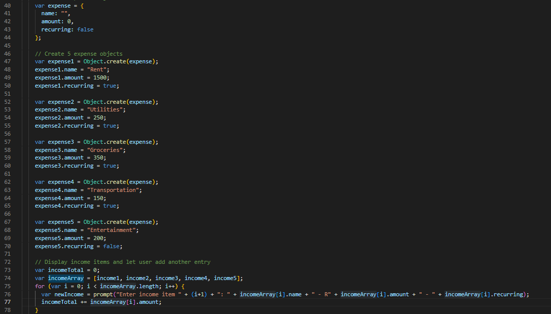 Solved Hi I gave in a coding task but it needs some | Chegg.com