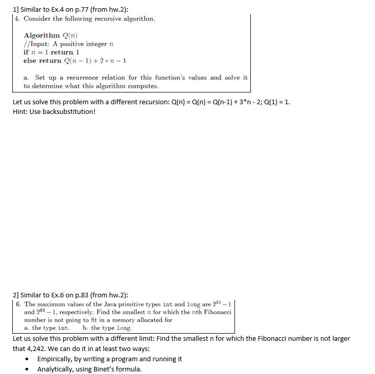 Solved 1) Similar to Ex.4 on p.77 (from hw.2): 4. Consider | Chegg.com