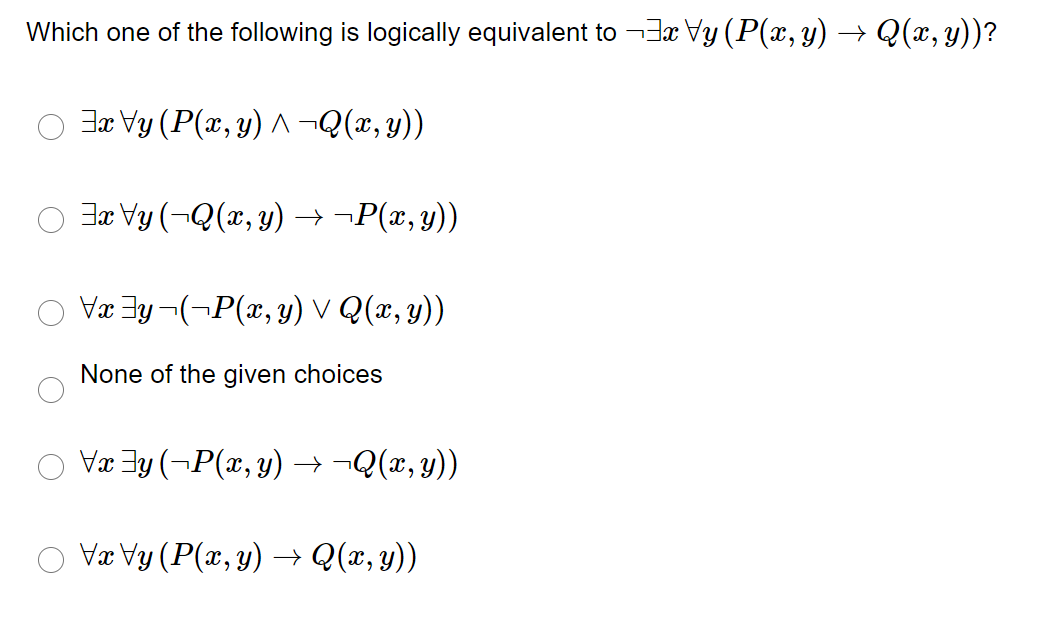 Solved True Or False For All Real Numbers X And Y A Chegg Com