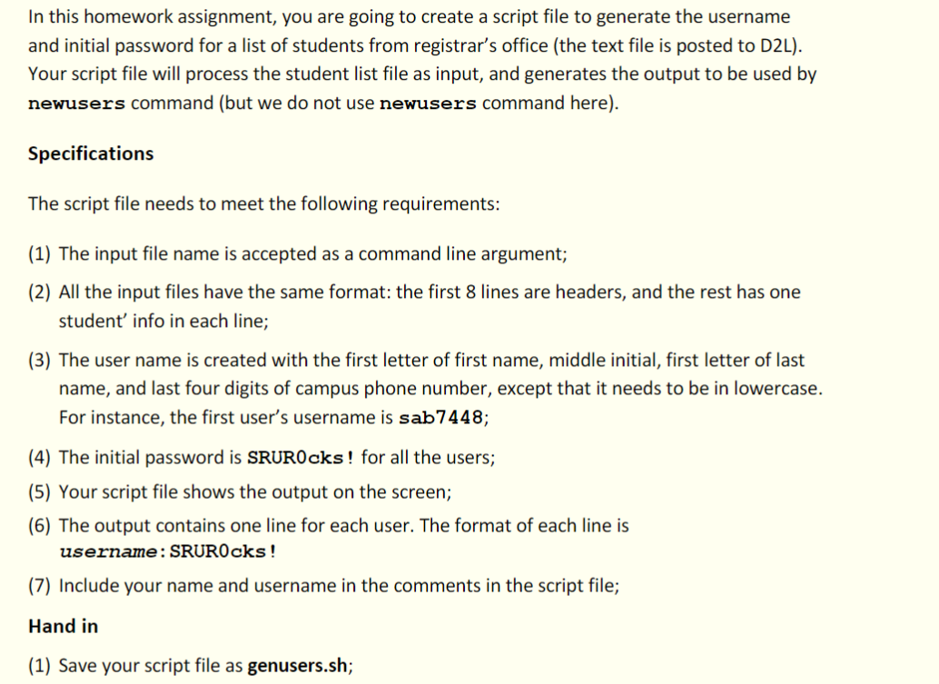 Solved In this homework assignment, you are going to create | Chegg.com