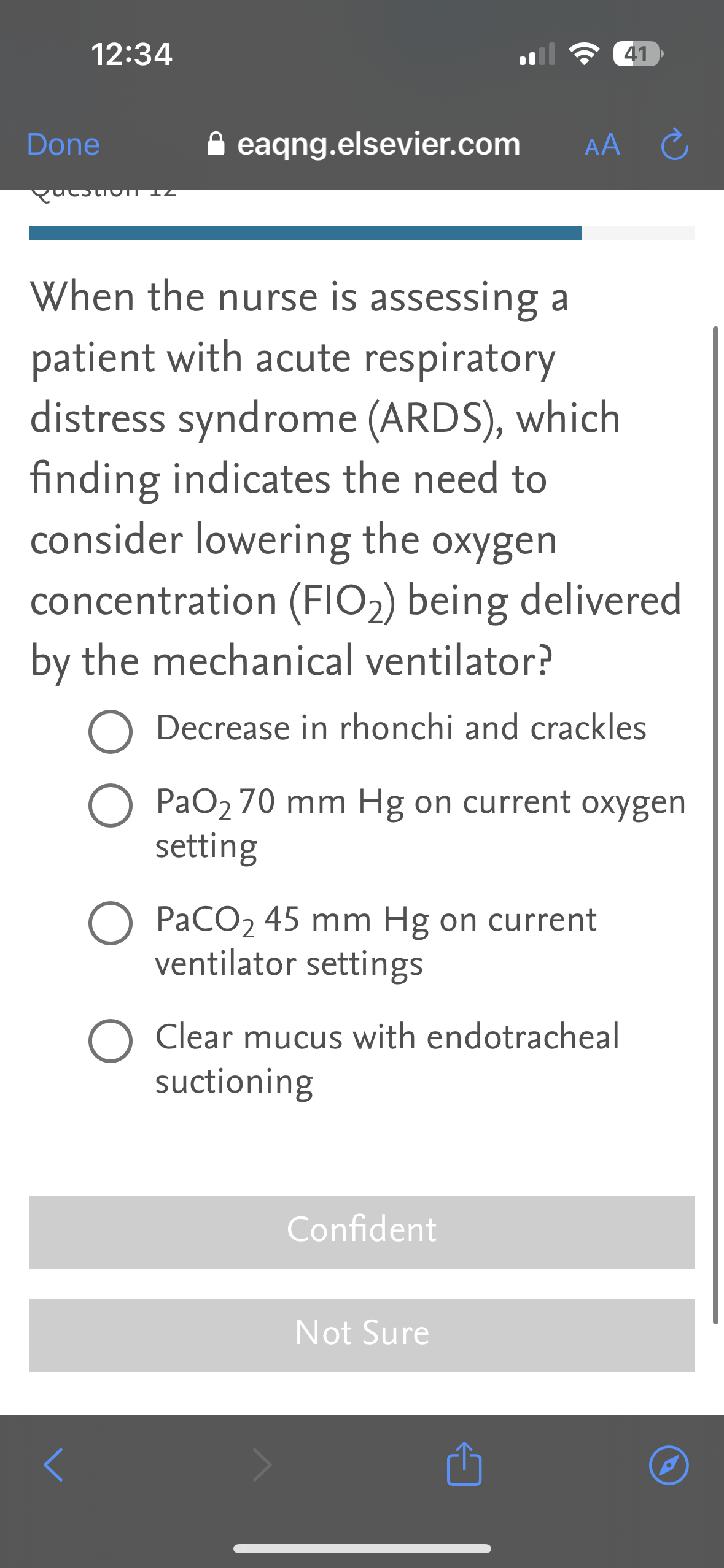 Solved When the nurse is assessing apatient with acute | Chegg.com