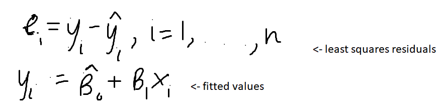 Solved 1 Find The Expected Value Of The Residuals E Ei Chegg Com