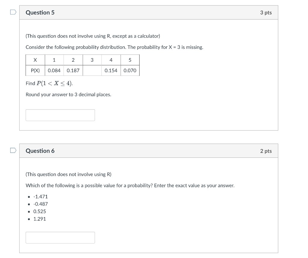 Solved (This question does not involve using R, except as a | Chegg.com