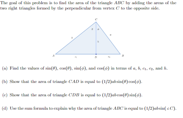 Solved The goal of this problem is to find the area of the | Chegg.com