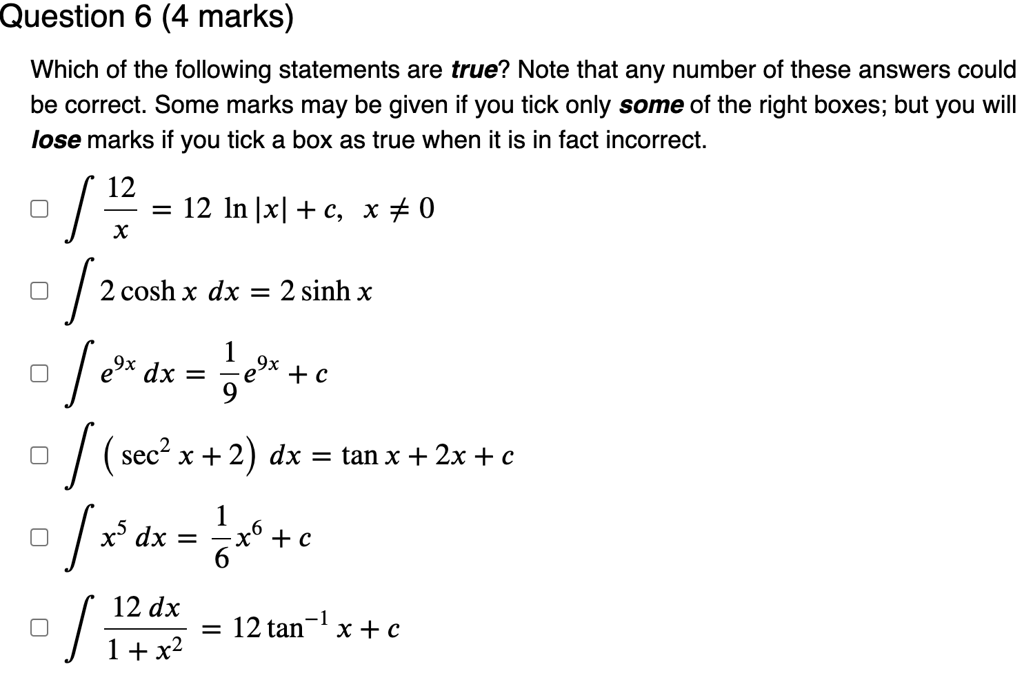 Solved Which of the following statements are true? Note that | Chegg.com