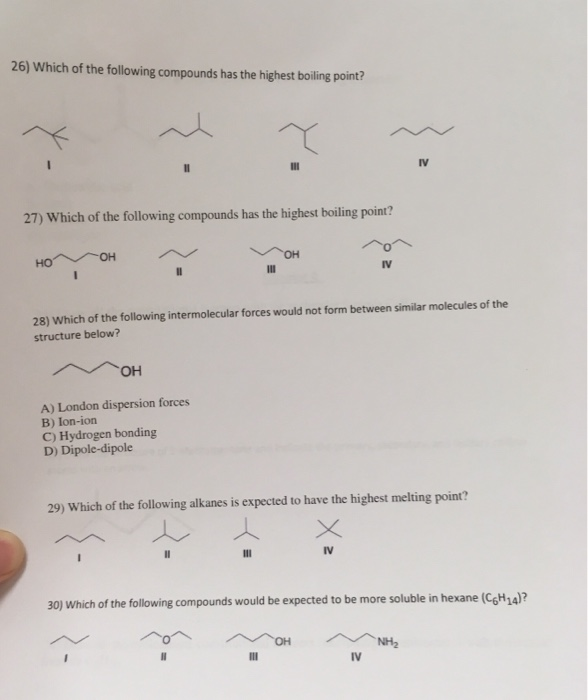 solved-26-which-of-the-following-compounds-has-the-highe-chegg