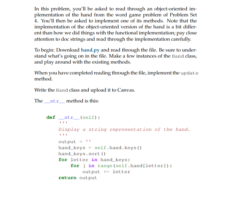 Solved In this problem, you'll be asked to read through an | Chegg.com