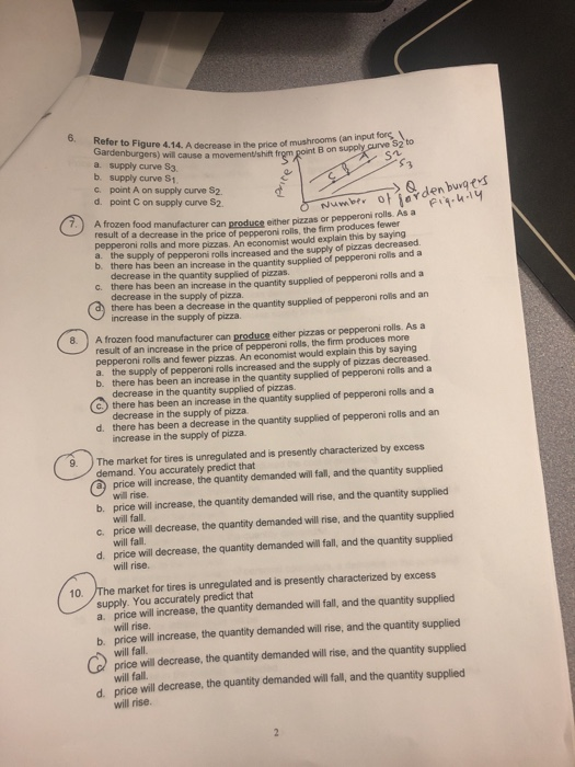Solved 6, to Figure 4.14. A decrease in the price of | Chegg.com