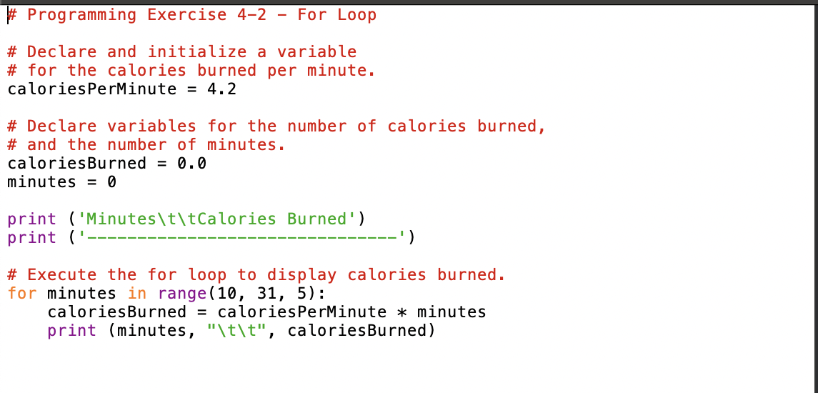 Running on a treadmill you burn 4.2 calories per