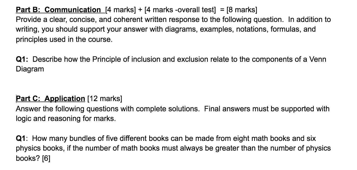 Solved Grade 12 Data Management, Permutations and
