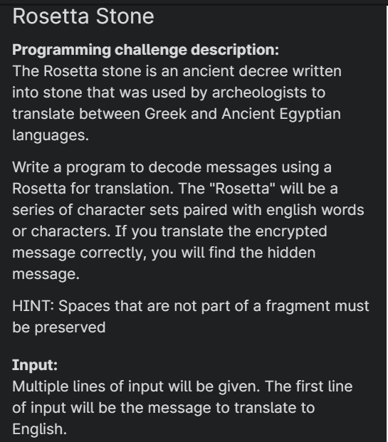 rosetta stone translation english