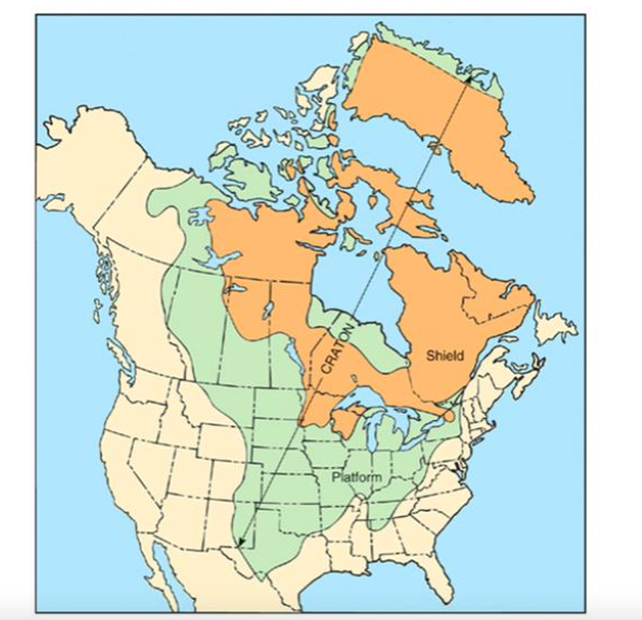 Canadian Shield Map