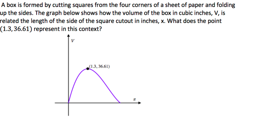 Solved A box is formed by cutting squares from the four | Chegg.com