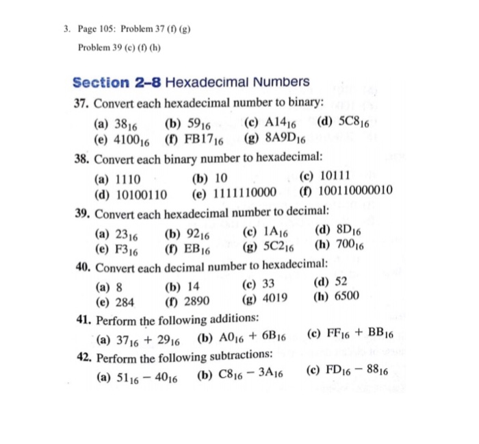 Solved Just do problem 38 (F and G) and problem 39 C,F and H | Chegg.com