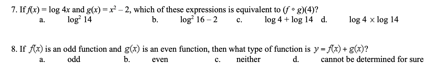 solved-7-if-f-x-log4x-and-g-x-x2-2-which-of-these-chegg