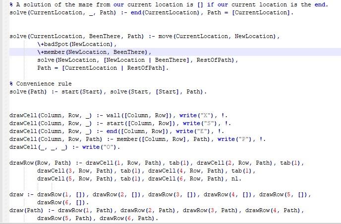 1. Follow the Left Wall Begin with the Prolog program | Chegg.com