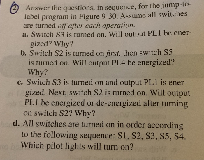Solved Answer the questions, in sequence, for the jump-to