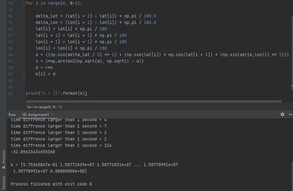 Solved I need help, this is gps tracker info stored in excel | Chegg.com
