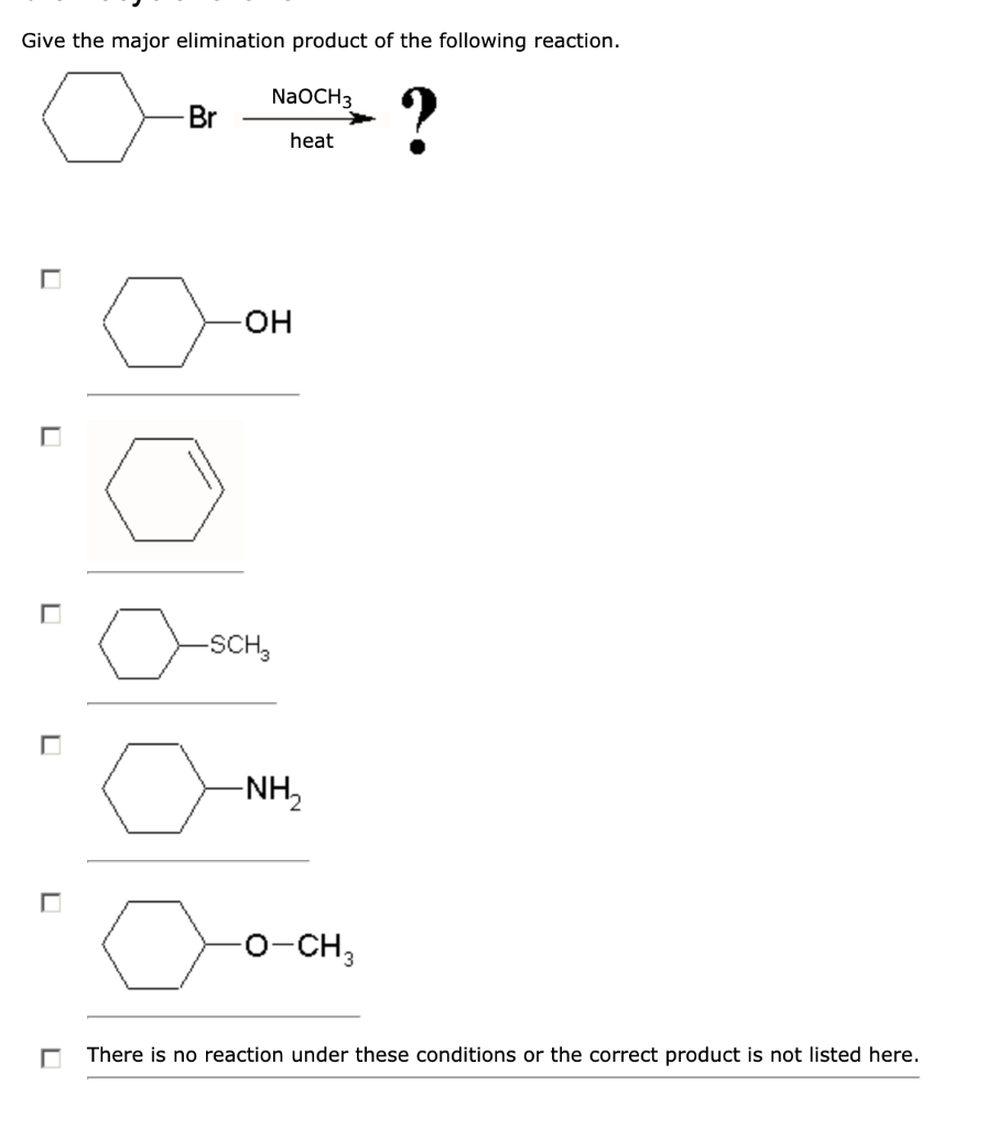 Solved 1-bromo-1-phenylethane Give the major elimination | Chegg.com