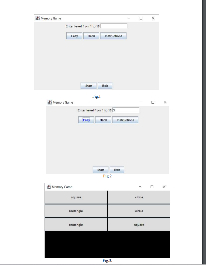 Solved Write a memory game program shown in Fig.l. The | Chegg.com