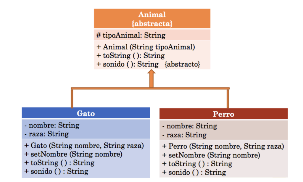 Solved Animal abstracta # tipoAnimal: String + Animal | Chegg.com