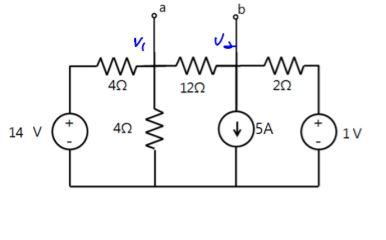 Solved Find the Thevenin equivalent circuit between terminal | Chegg.com