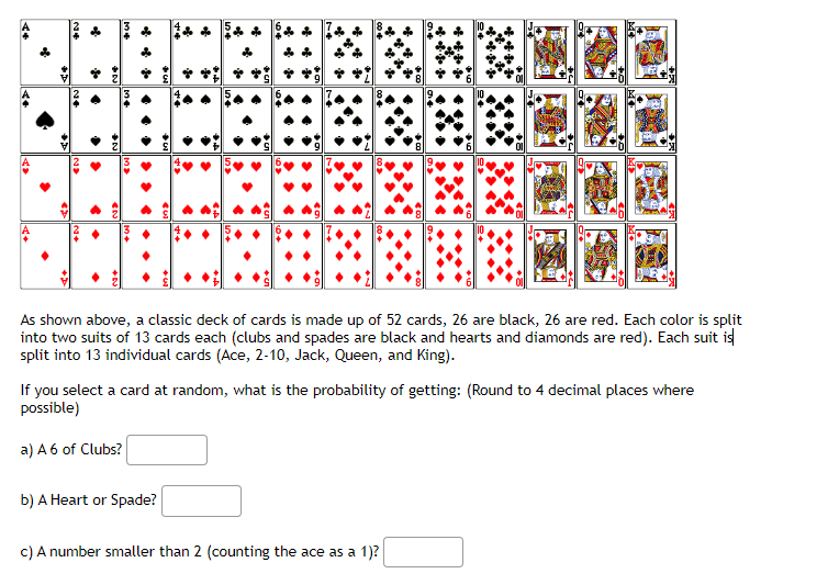 solved-as-shown-above-a-classic-deck-of-cards-is-made-up-of-chegg