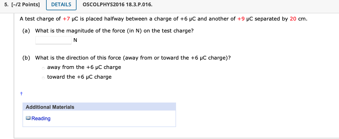 Solved 5 [ 12 Points] Details Oscolphys2016 18 3 P 016 A