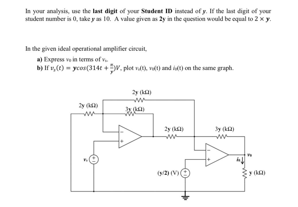 Solved In your analysis, use the last digit of your Student | Chegg.com