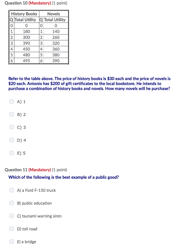 Solved Question 1 (Mandatory) (1 Point) Economists Measure | Chegg.com