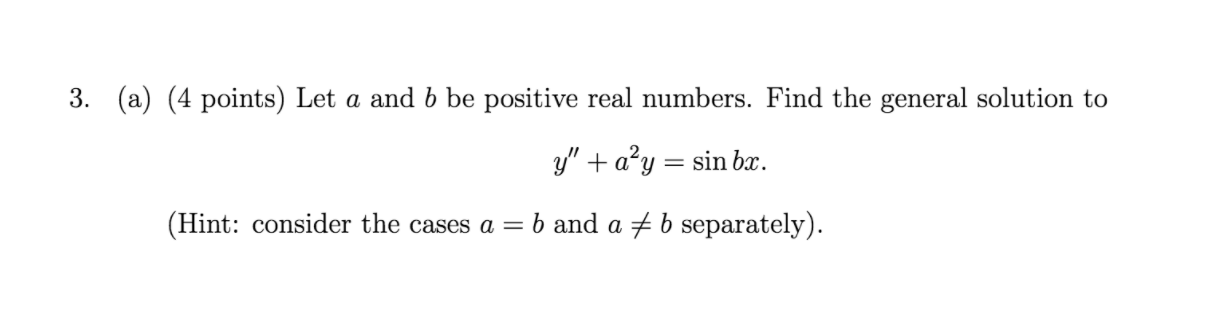 Solved Let A And B Be Positive Real Numbers. Find The | Chegg.com