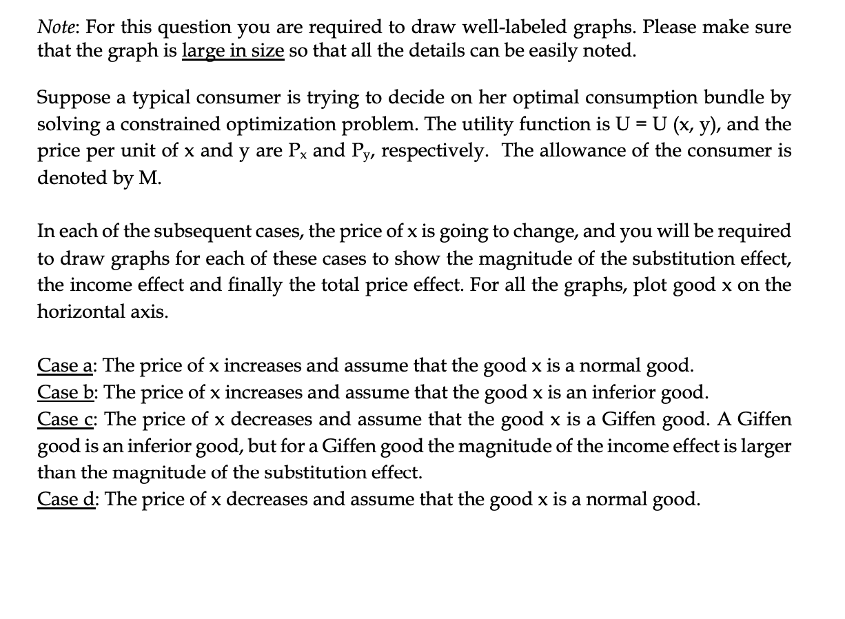 Solved Note: For this question you are required to draw | Chegg.com