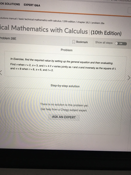 Solved Find the required value by setting up the general | Chegg.com