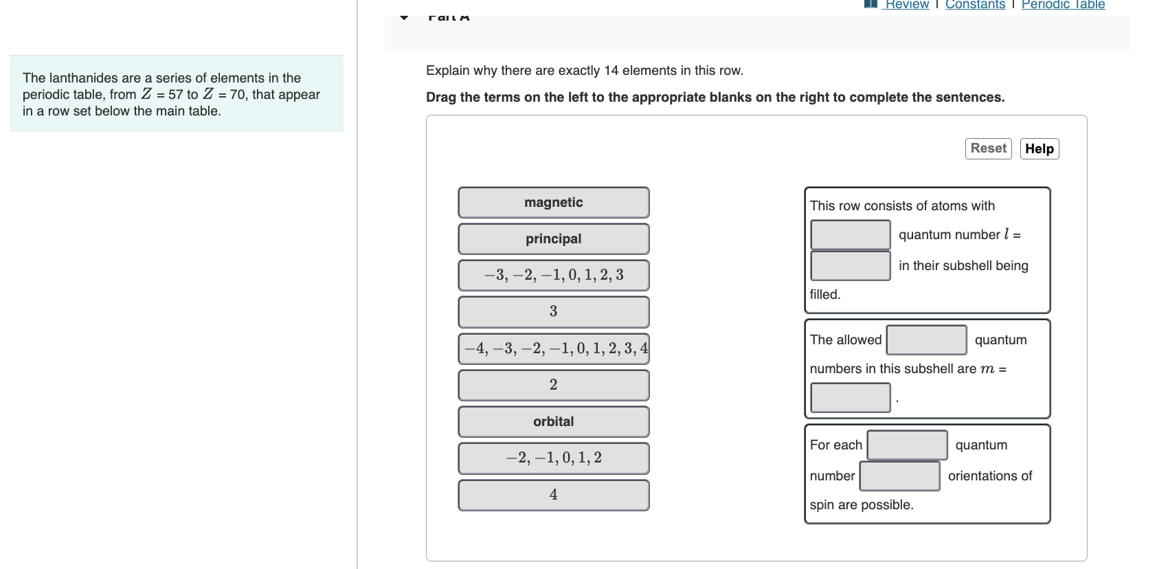 Solved The lanthanides are a series of elements in the Chegg