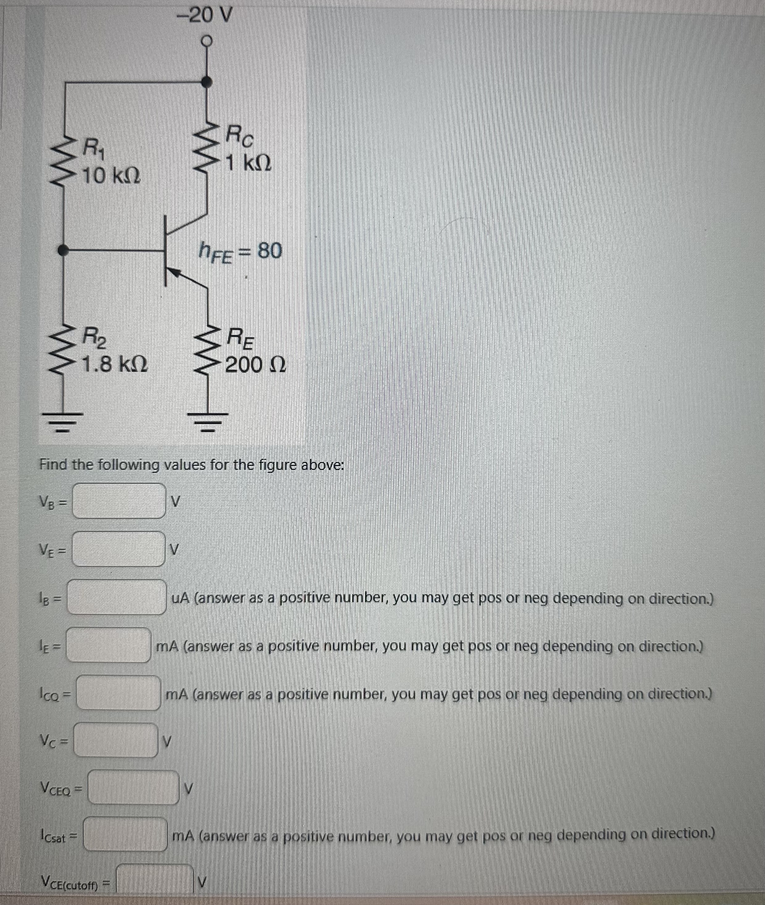 Solved Find the following values for the figure above: | Chegg.com