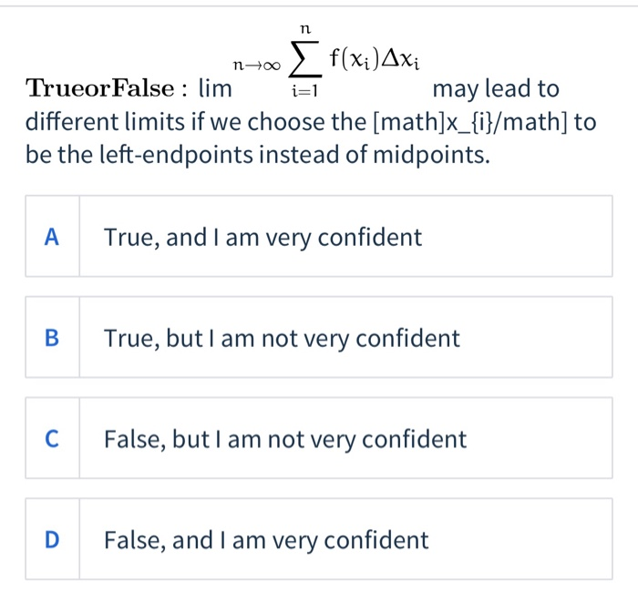 Solved F T Dt Trucorfalse I F X Dx R E Dt F X Dx T Chegg Com