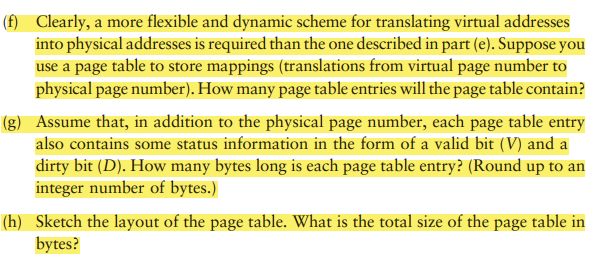 Solved Exercise 8.20 Consider a virtual memory system that | Chegg.com