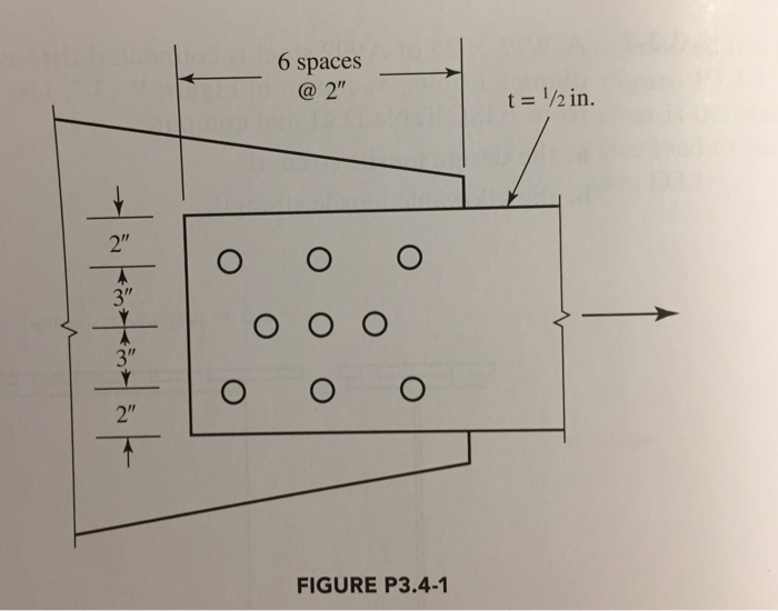 Solved Staggered Fasteners The tension member shown in