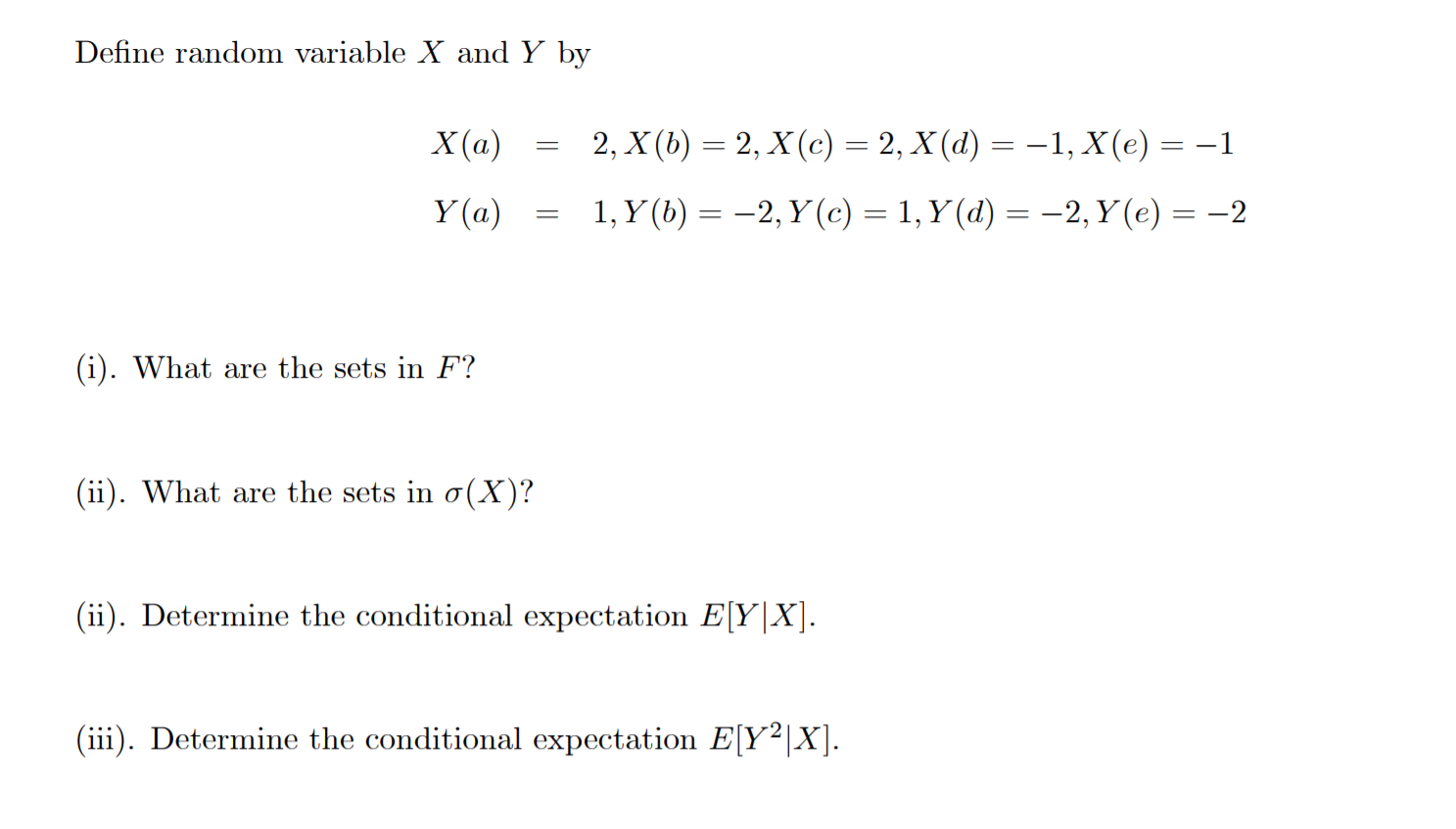 Solved Problem 2 Let 2 A B C D E Denote By F Th Chegg Com