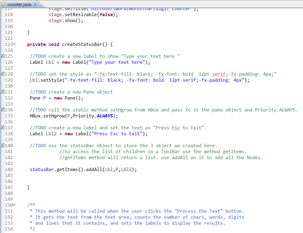 Question:Refactor a new java project to incorporate | Chegg.com