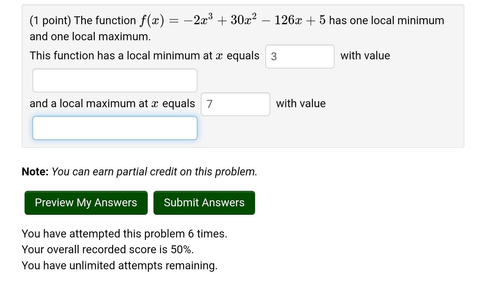 Solved (1 point) Consider the function f(x) = cos(x) + 2 | Chegg.com