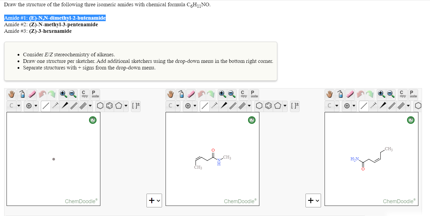 Draw The Structure Of The Following Three Isomeric Chegg Com