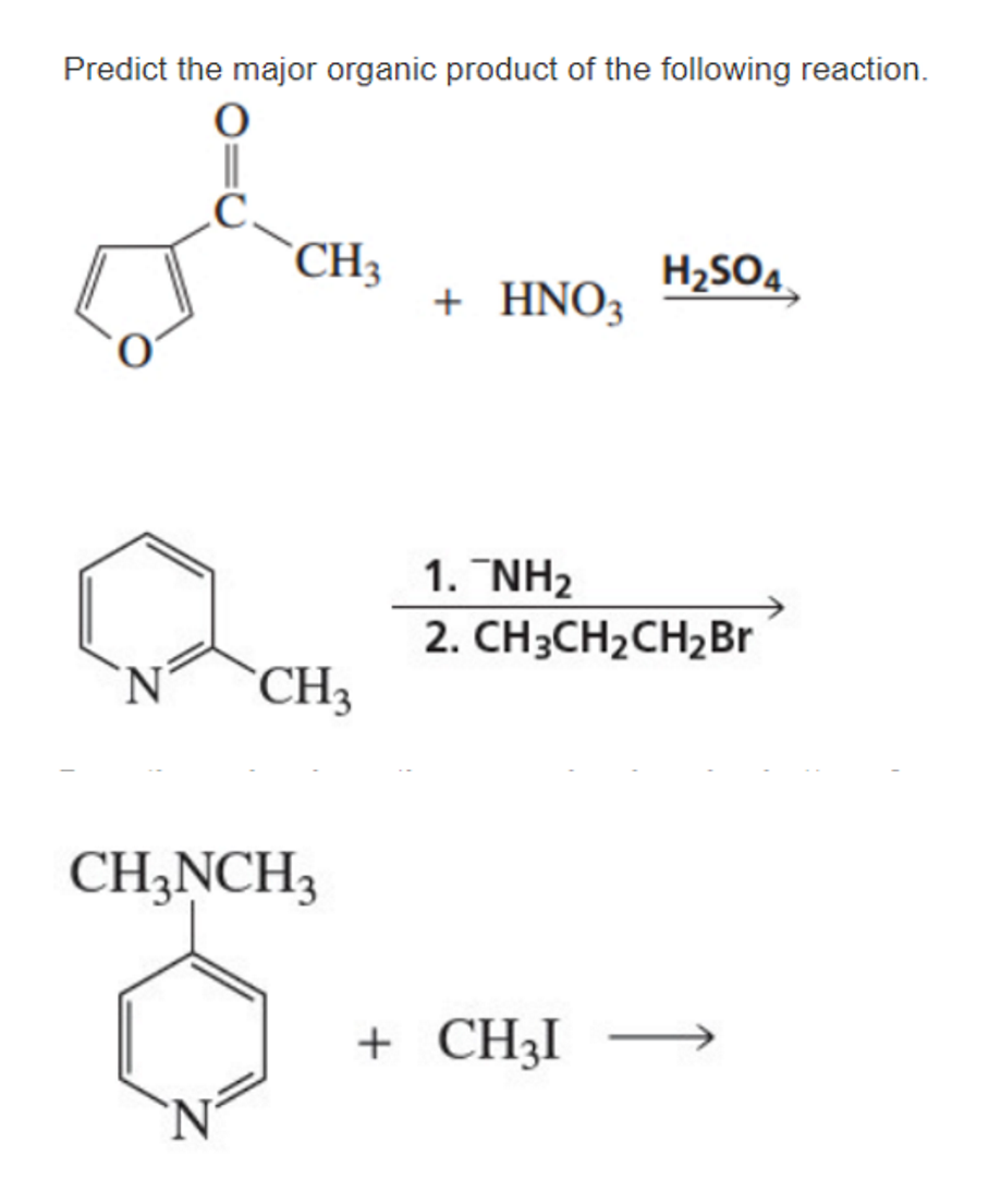 Solved Predict The Major Organic Product Of The Following 