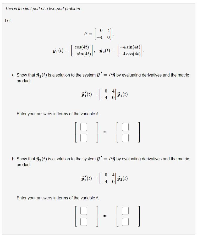 Solved This is the first part of a two-part problem. Let | Chegg.com