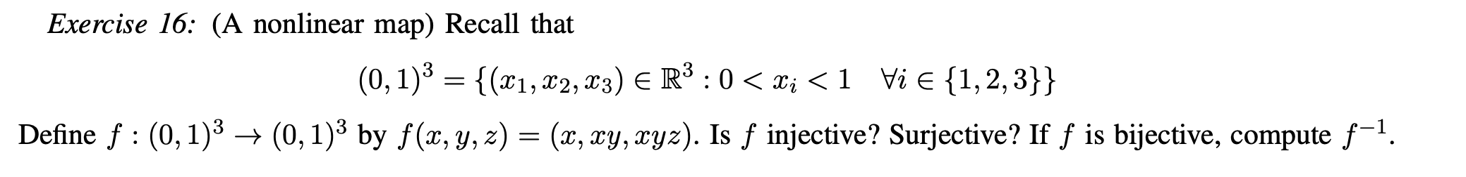 Solved Exercise 1 An Instance Of Cantor Let X1 X2 13 Chegg Com