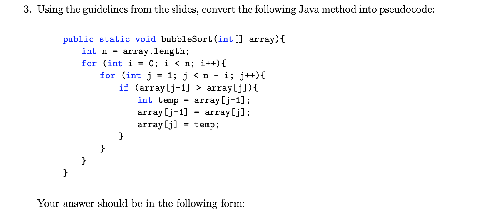 Solved Using the guidelines from the slides, convert the | Chegg.com