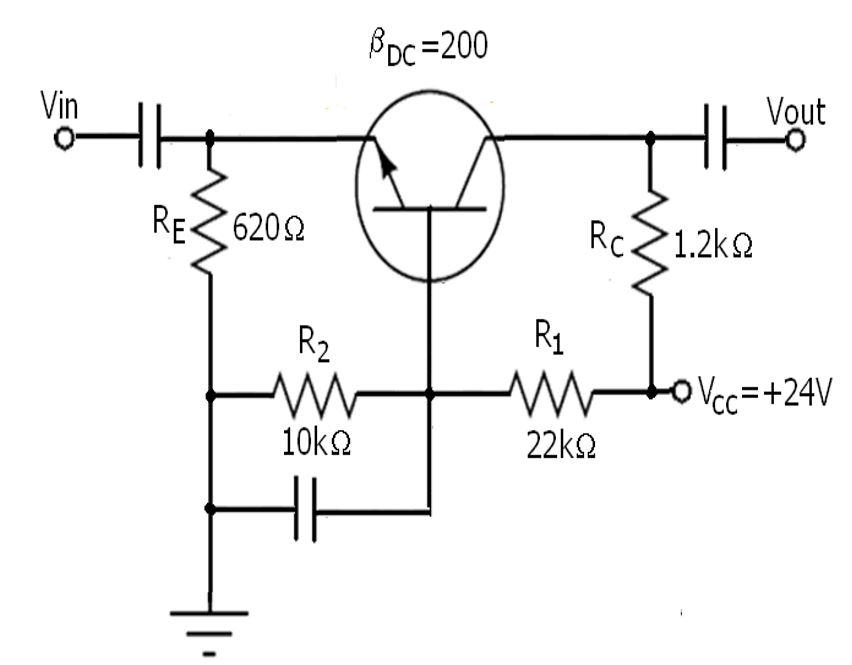 Solved Determine VE =, VB = and VC = for the circuit. | Chegg.com